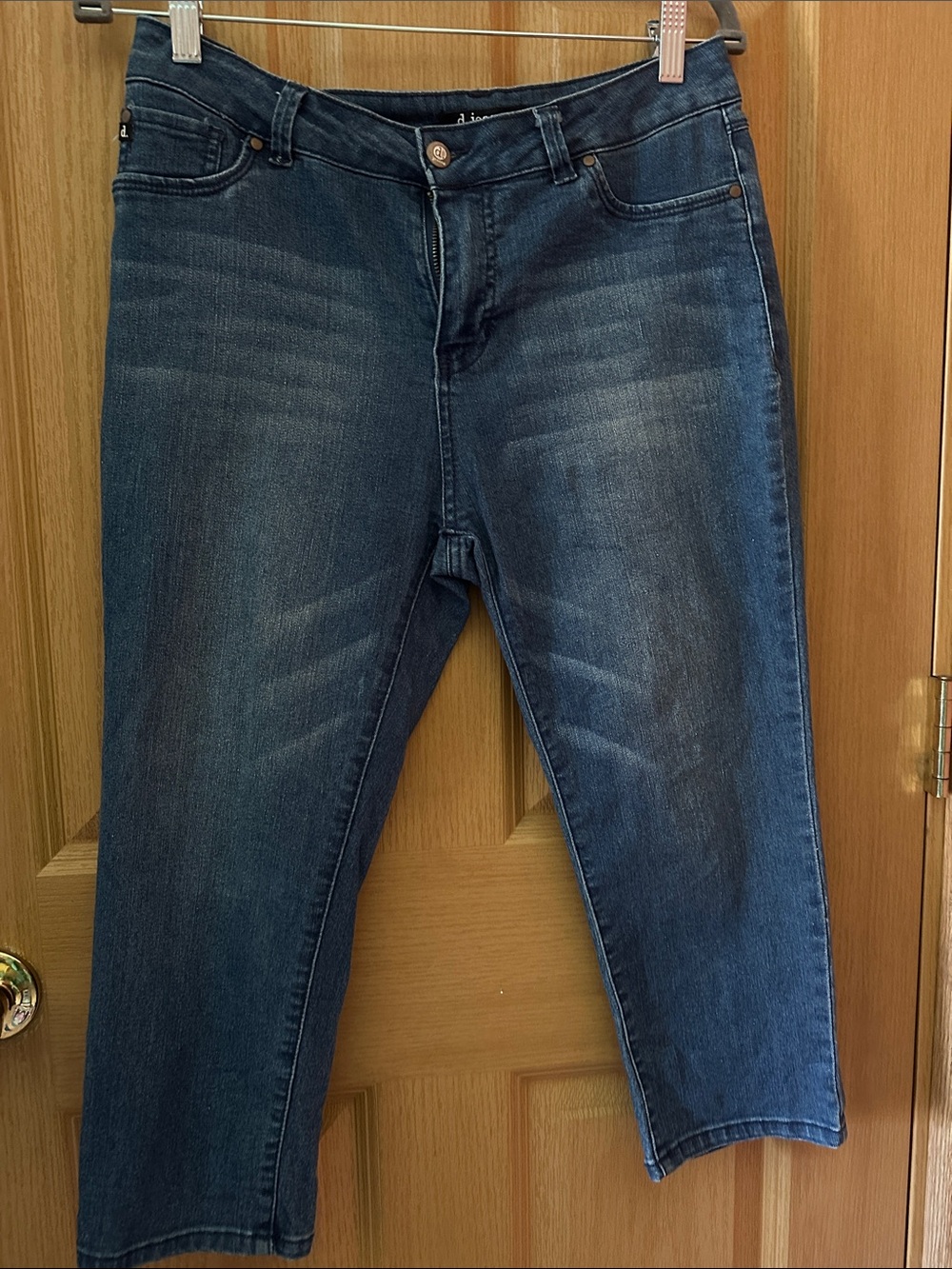 d. jeans Dark Blue Cropped Women's Jeans